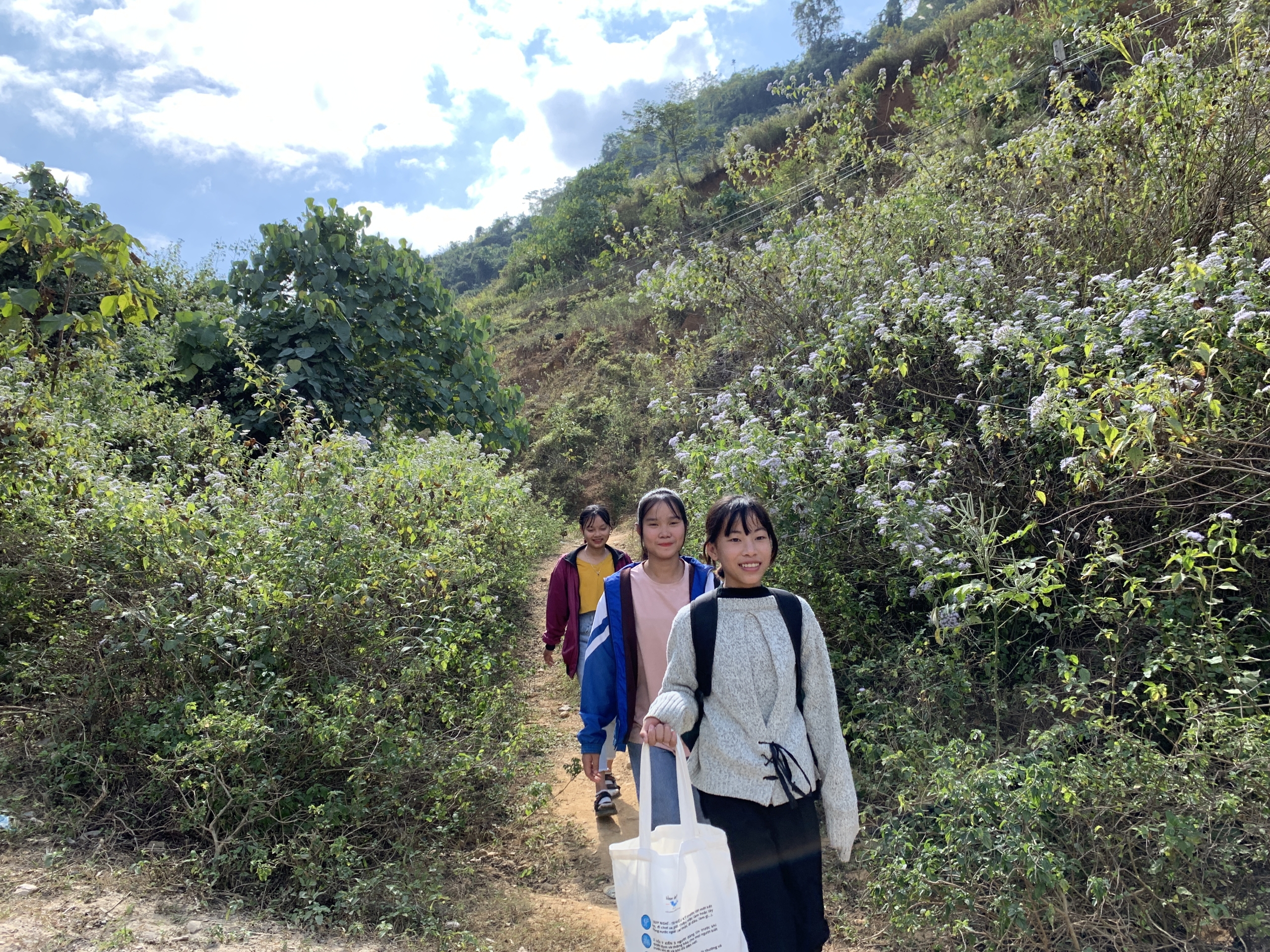 Blue Dragon - Students going to school